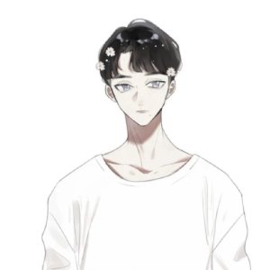 简约小清新情头 白色背景极简情侣头像大全
