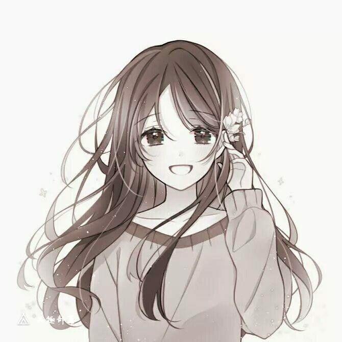 简约清新女头 漫画风格QQ头像