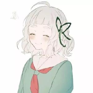 女生QQ头像简约清纯 二次元动漫头像
