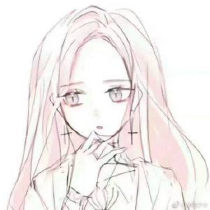 简约女生头像 清纯漫画风
