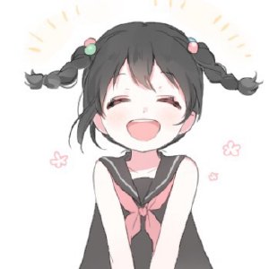 极简漫画风格女生头像 简约清新QQ头像