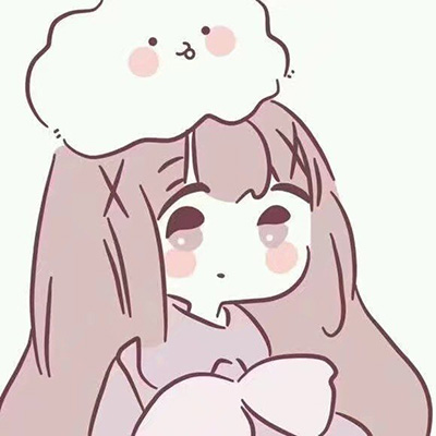 极简漫画风格女生头像