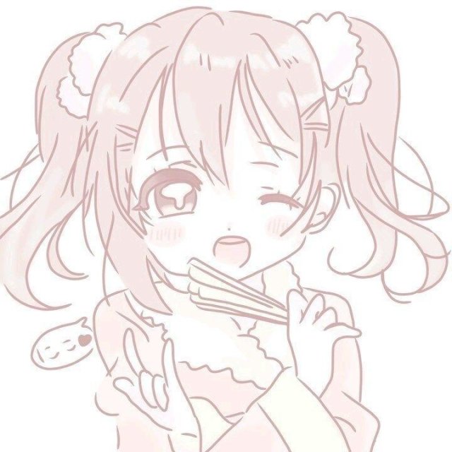 简约清新女头 漫画风格QQ头像