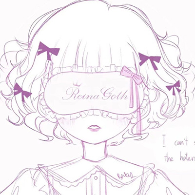 极简漫画风格女生头像