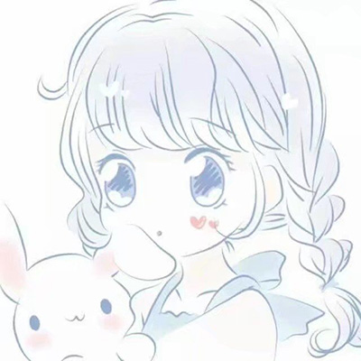 极简风格动漫头像 女生简约线条QQ头像