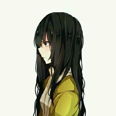 文艺范十足 女生侧面头像 动漫侧脸头像精选