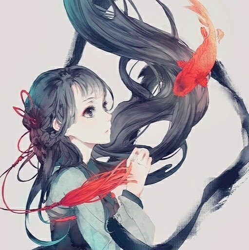 简约清新女生头像 QQ动漫头像