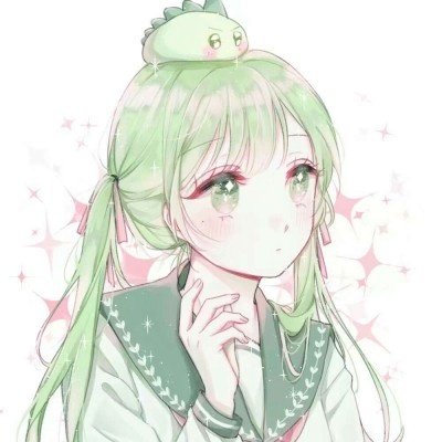 简约女头 女生可爱动漫QQ头像