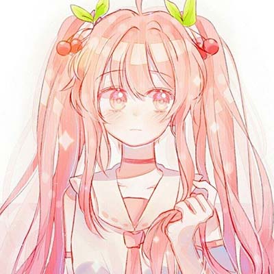 粉色可爱女生头像 动漫头像