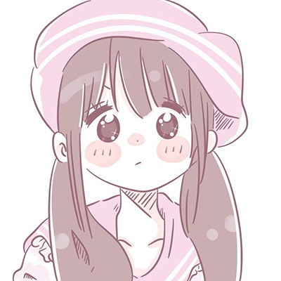 极简漫画风格女生头像