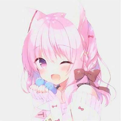 粉色可爱女生头像 动漫头像