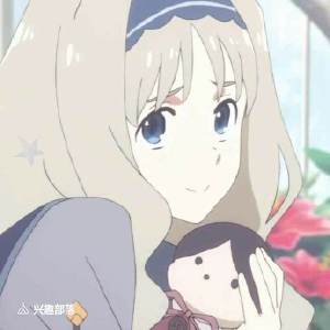 可爱动漫人物 温柔俏皮的女生QQ头像