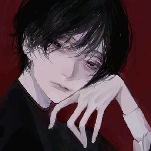 黑色QQ头像 超帅黑暗系男生头像动漫