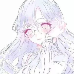 漫画风格 简约女生头像