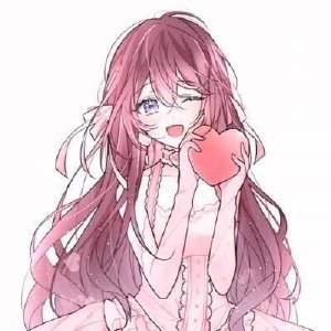 极简漫画风格女生头像 简约清新QQ头像