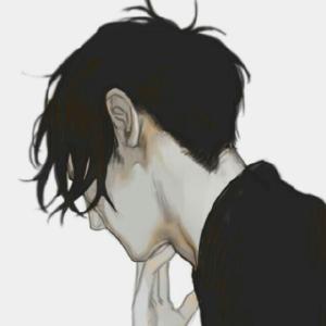黑色QQ头像 超帅黑暗系男生头像动漫