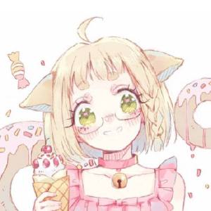 漫画风格 简约女生头像
