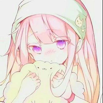 粉色可爱女生头像 动漫头像