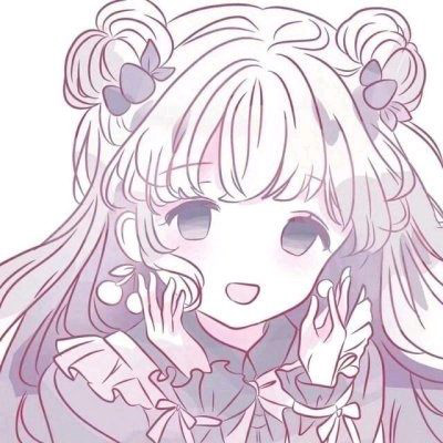 极简漫画风格女生头像