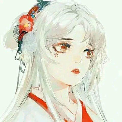 极简漫画风格女生头像