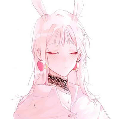粉色可爱女生头像 动漫头像