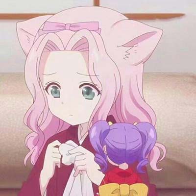 粉色可爱女生头像 动漫头像