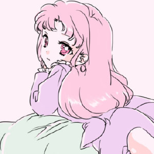 极简漫画风格女生头像 简约清新QQ头像