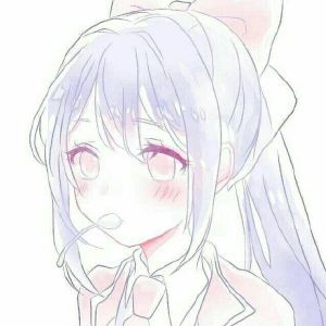 简约女生头像 清纯漫画风