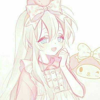 清纯简约女生动漫头像