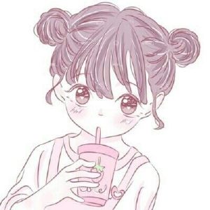 简约风格超级可爱女生头像 老夫的少女心啊啊啊