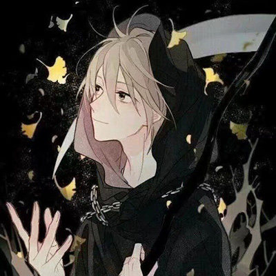 暗色调冷酷男生头像