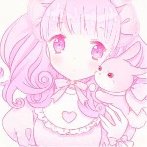 粉色简约女生头像 QQ粉头像系列（六）