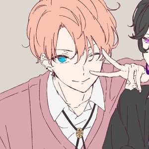 唯美男生情侣头像一左一右 男男BL头像