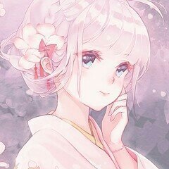 简约清新女头 女生动漫头像（五）