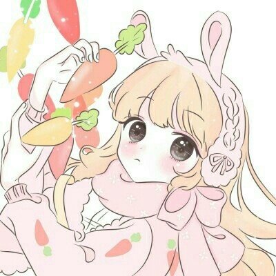 简约清新女头 漫画风格QQ头像