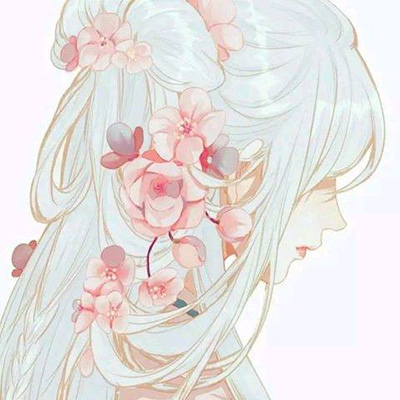 极简漫画风格女生头像