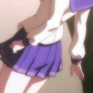 女生部位头像动漫 裙子美腿头像