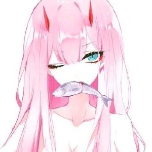粉色简约女生头像 QQ头像女生可爱