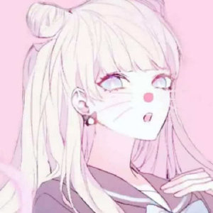 粉色头像女生唯美 简约清纯