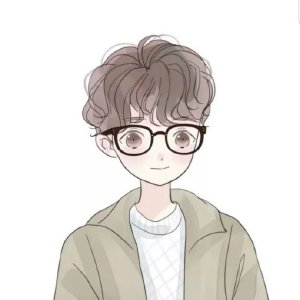 简约情头 纯色背景小清新 干净简洁情侣头像