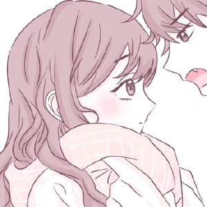 情头动漫一男一女可爱 甜蜜温馨狗粮发放