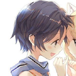 二次元风动漫情侣头像哦